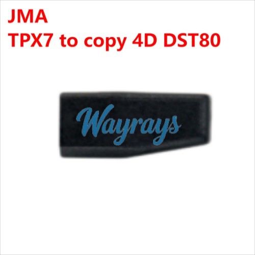 Original TPX7 ceramic transponder chip to Copy 4D DST80 Chip Support JMA TRS-5000 EVO Compatible with All JMA Vehicle Keys