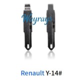 Keydiy （Y-14#）NE36 blade,for Renault, Peugeot, Citroen