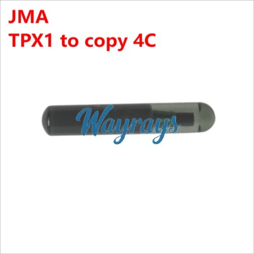 Original JMA TPX1 glasss transponder chip to copy 4C chip, For Toyota Ford Lexus Suzuki