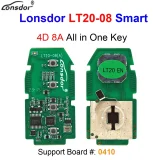 Lonsdor LT20-08 4D/8A Universal Smart Remote Key PCB for Toyota Lexus 315/434mhz work for K518/ KH100+ Series