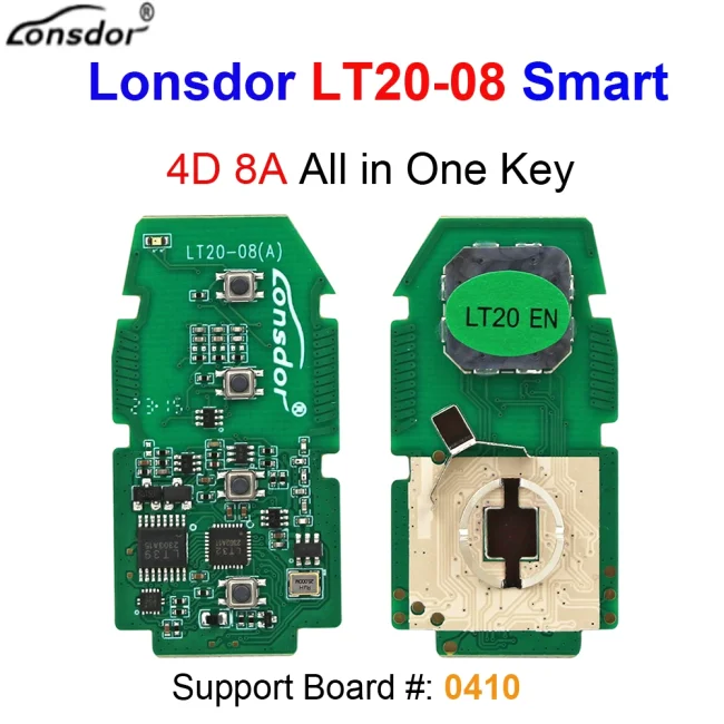 Lonsdor LT20-08 4D/8A Universal Smart Remote Key PCB for Toyota Lexus 315/434mhz work for K518/ KH100+ Series