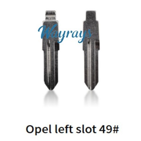 Keydiy （49#）left slot blade,for Opel, Chevrolet,Holden