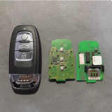 Original for Audi 754J 434mhz keyless 3 button remote key, with aftermarket shell