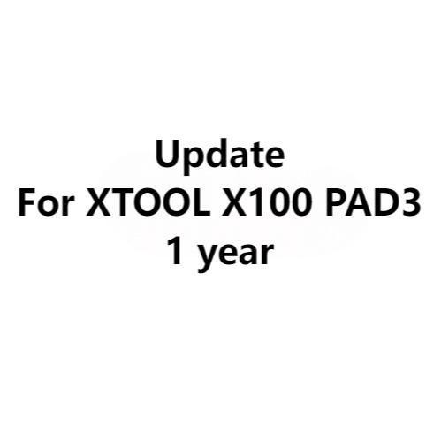 Update the Xtool x100 pad3 for 1 year