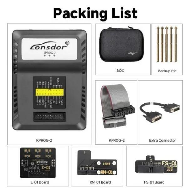 Lonsdor Kprog2 Kprog-2 Adapter For K518 Pro/K518 Fcv Key Programmer Read/Write Eeprom Soicchip/Mcu Chip