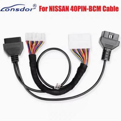 Lonsdor Nissan 40 PIN BCM Cable for 2021- Nissan Rogue T33 Pathfinder Sylphy B18 Works with K518ISE K518S