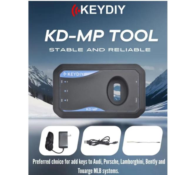 KEYDIY KD-MP MLB Tool, support add keys for Audi, Porsche, Lamborghini, Bently and Touarge MLB systems.