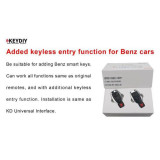 Keydiy added keyless entry function for Benz cars