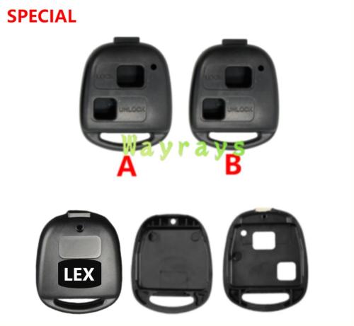 [Without blade] For Toyota key shell part with OEM lexus logo place
