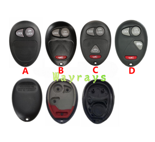 [With battery clamp] For Buick key shell without logo place