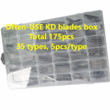 Keydiy often-use key blades box(1 box=Total 175pcs=35types, 5pcs/type)