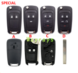 For Opel key shell with OEM logo place