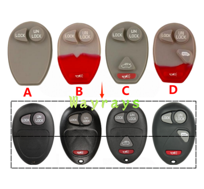 [Only the key button part] For Buick