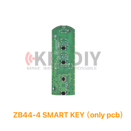 Keydiy ZB44-4(Only PCB) smart remote，For 46.47.48.49.4A、MQB48、5C chip types, match it to the car after generating it