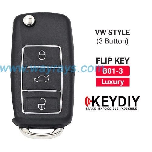 Keydiy B01-3 luxury wire remote,used for normal key generation