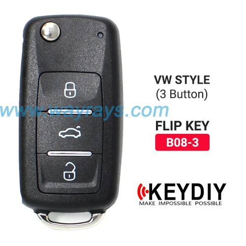 Keydiy B08-3 wire remote,used for normal key generation