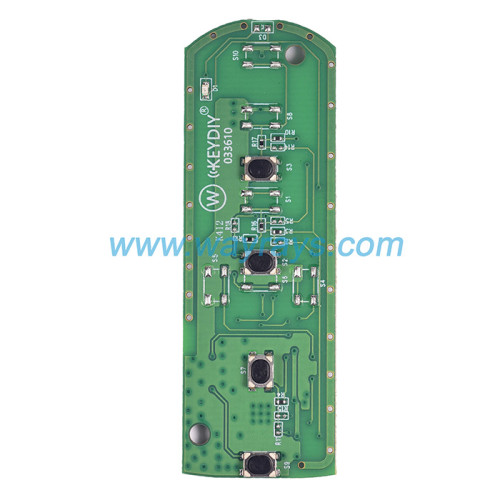 Keydiy ZB44-4(Only PCB) smart remote，For 46.47.48.49.4A、MQB48、5C chip types, match it to the car after generating it