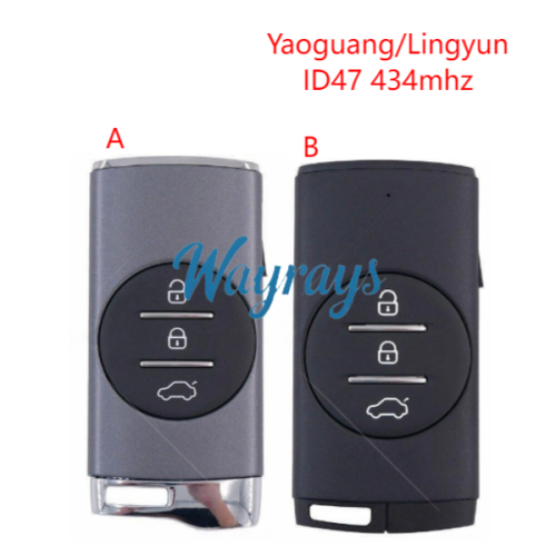 Original for Chery Exeed ID47 chip 434mhz keyless 3 button remote key