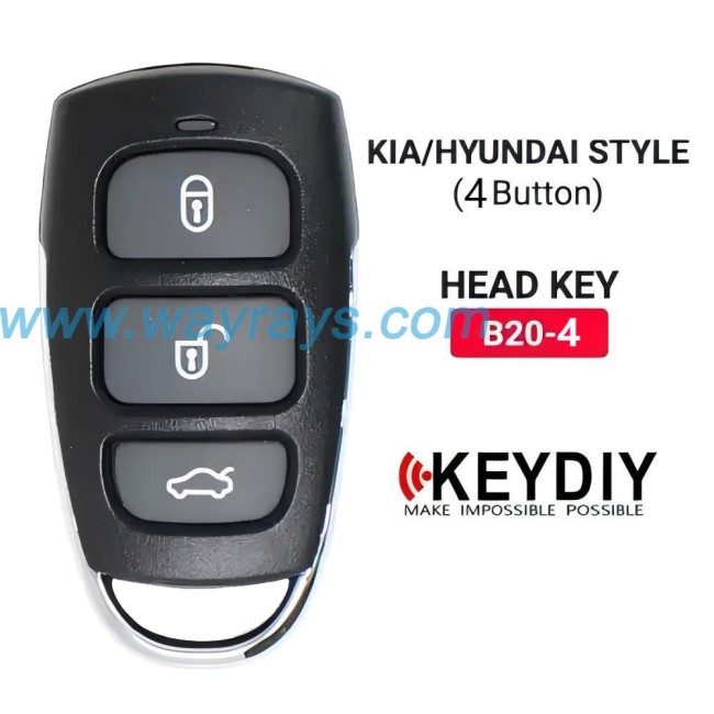 Keydiy B20-4 wire remote,used for normal key generation