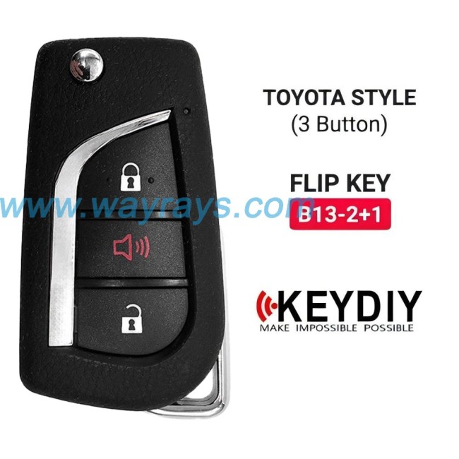 Keydiy B13-2+1 wire remote,used for normal key generation