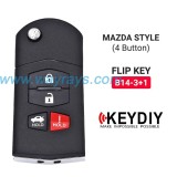 Keydiy B14-4 wire remote,used for normal key generation