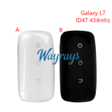 Original for Geely Galaxy L7 ID47 chip 434mhz keyless 3 button remote key