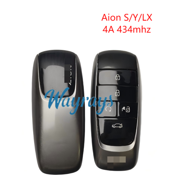 Original for Aion S/Y/LX 4A chip 434mhz keyless 5 button remote key
