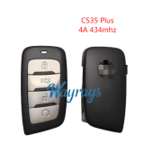 Original for ChangAn CS35 Plus 4A chip 434mhz keyless 4 button remote key