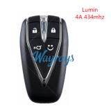 Original for ChangAn Lumin EA01 4A chip 434mhz keyless 4 button remote key
