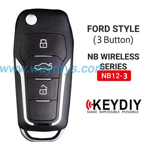 Keydiy NB12-3 wireless multigunction remote