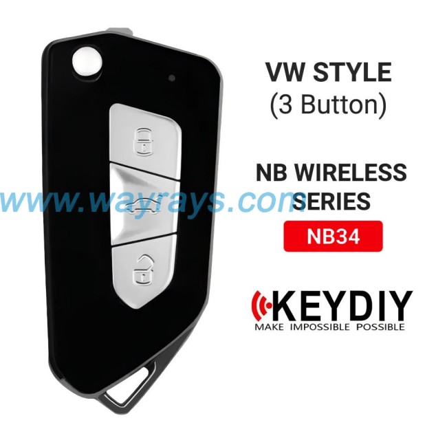 Keydiy NB34-3 wireless multigunction remote