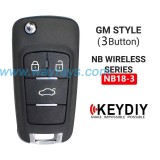 Keydiy NB18-3 wireless multigunction remote