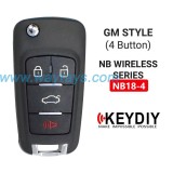 Keydiy NB18-4 wireless multigunction remote