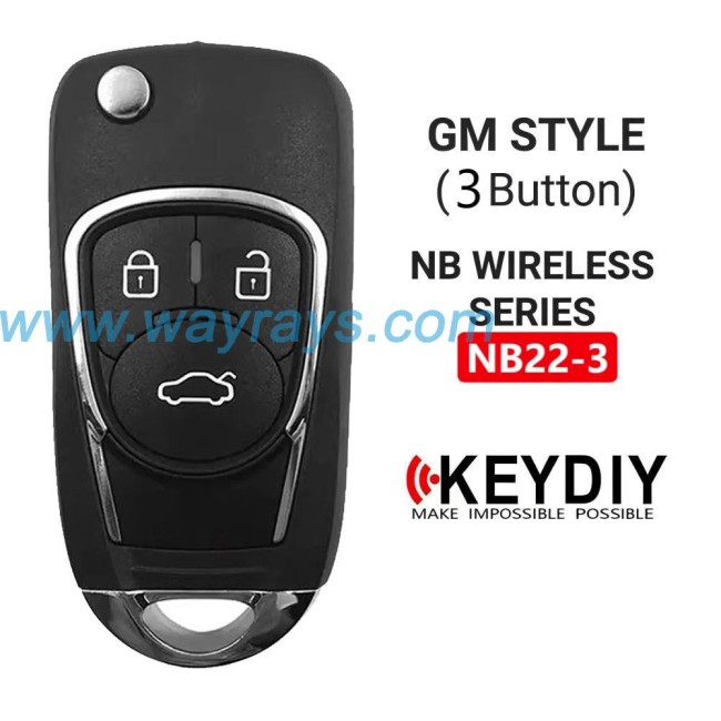 Keydiy NB22-3 wireless multigunction remote