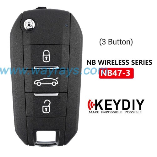 Keydiy NB47-3 wireless multigunction remote,with NXP7926 chip, mainlyused for generating various 46.47electronic chip procedures