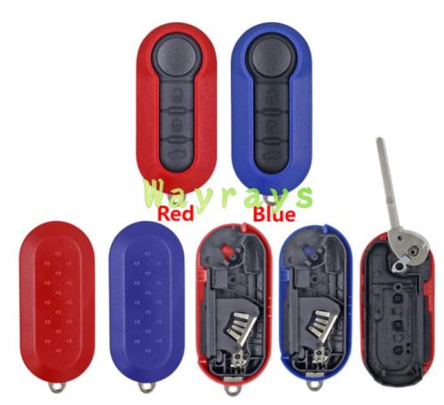 For Fiat key shell without logo