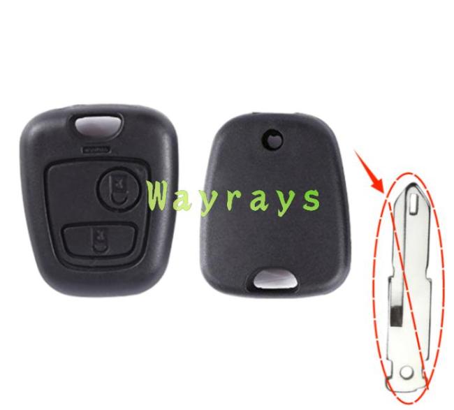 For Citroen peugeot key shell part, for NE73 key blade model,without logo place