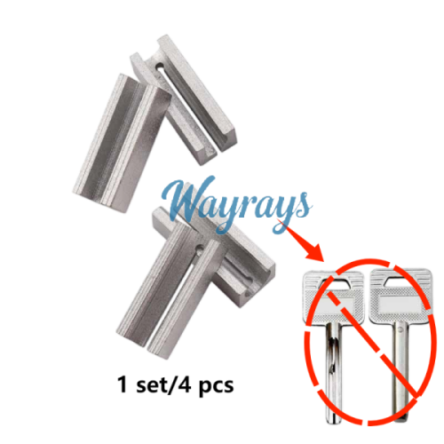 fixture for new security crescent key blanks，1 set=4 pcs