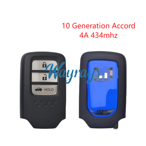 Original for Honda 10 Generation Accord 4A chip 434mhz keyless 3 button remote key