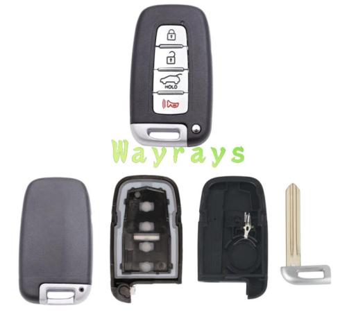 For hyundai kia key shell without logo place