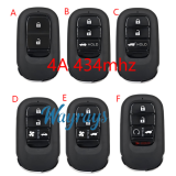 Original for Honda 4A chip 434mhz keyless remote key