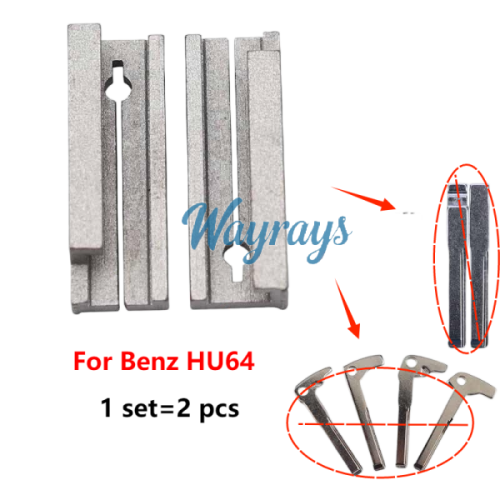 Special fixture for Mercedes-Benz key hu64