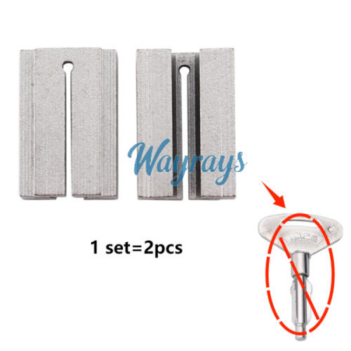 Triangular magnetic key fixture