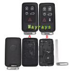 [1 battery clamp]  For Volvo key shell with logo place