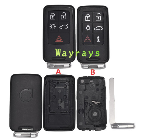 [1 battery clamp]  For Volvo key shell with logo place