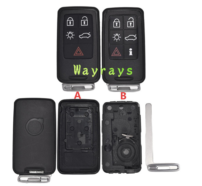 [1 battery clamp]  For Volvo key shell with logo place