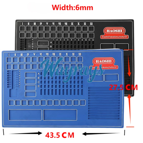 Haoshi repair work classification mat, car lock remote control repair mat thick anti-slip mat