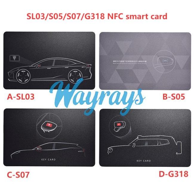 Original for ChangAn Deepal G318/L06/L07/S05/S07/S09/SL03 keyless NFC remote card