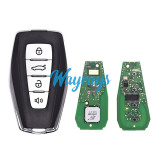 Original for Geely  Binrui 4A chip PCF7953M with FSK 434mhz keyless 4 button remote key