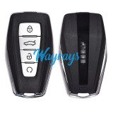 Original for Geely Preface ICON, Boyue X with 4A chip HITAG AES FSK 434mhz keyless 4 button remote key